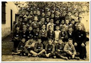 BOUISSEVILLE ECOLE ST AUGUSTIN 1960 6EME